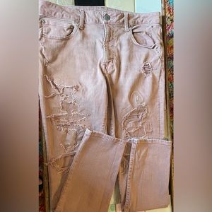 EUC Pink American Eagle Skinny Jeans- Mens 34x30
